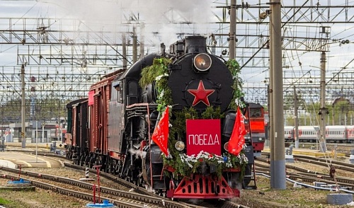 20 мая в Тюмень прибудет ретропоезд на паровозной тяге «Эшелон Победы»