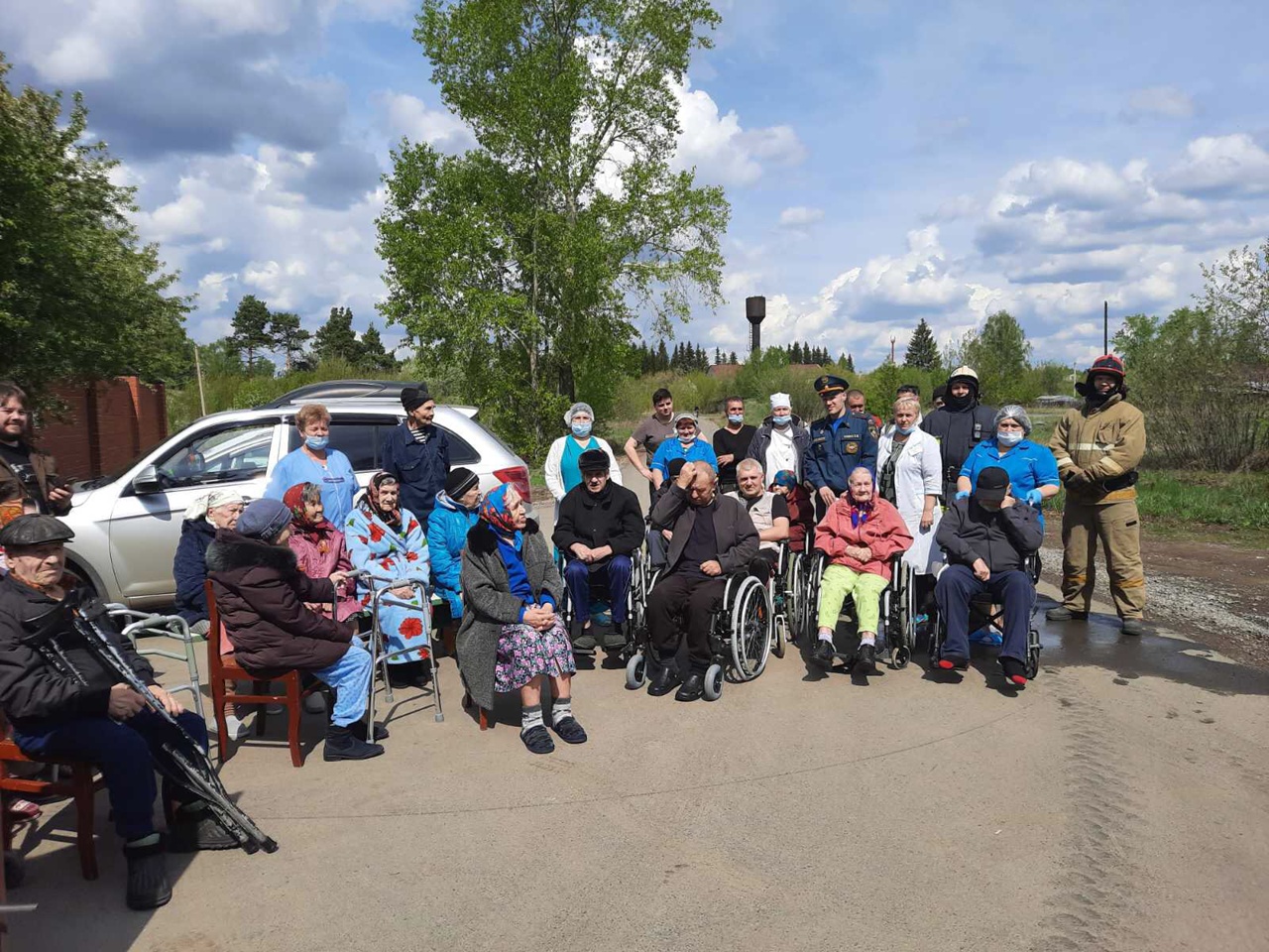 По легенде учений в успенском пансионате для пожилых людей произошел пожар  | Вслух.ru