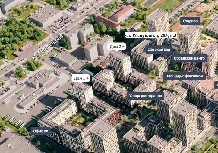 Через три года в Тюмени появятся 19 новых "небоскребов". Карта