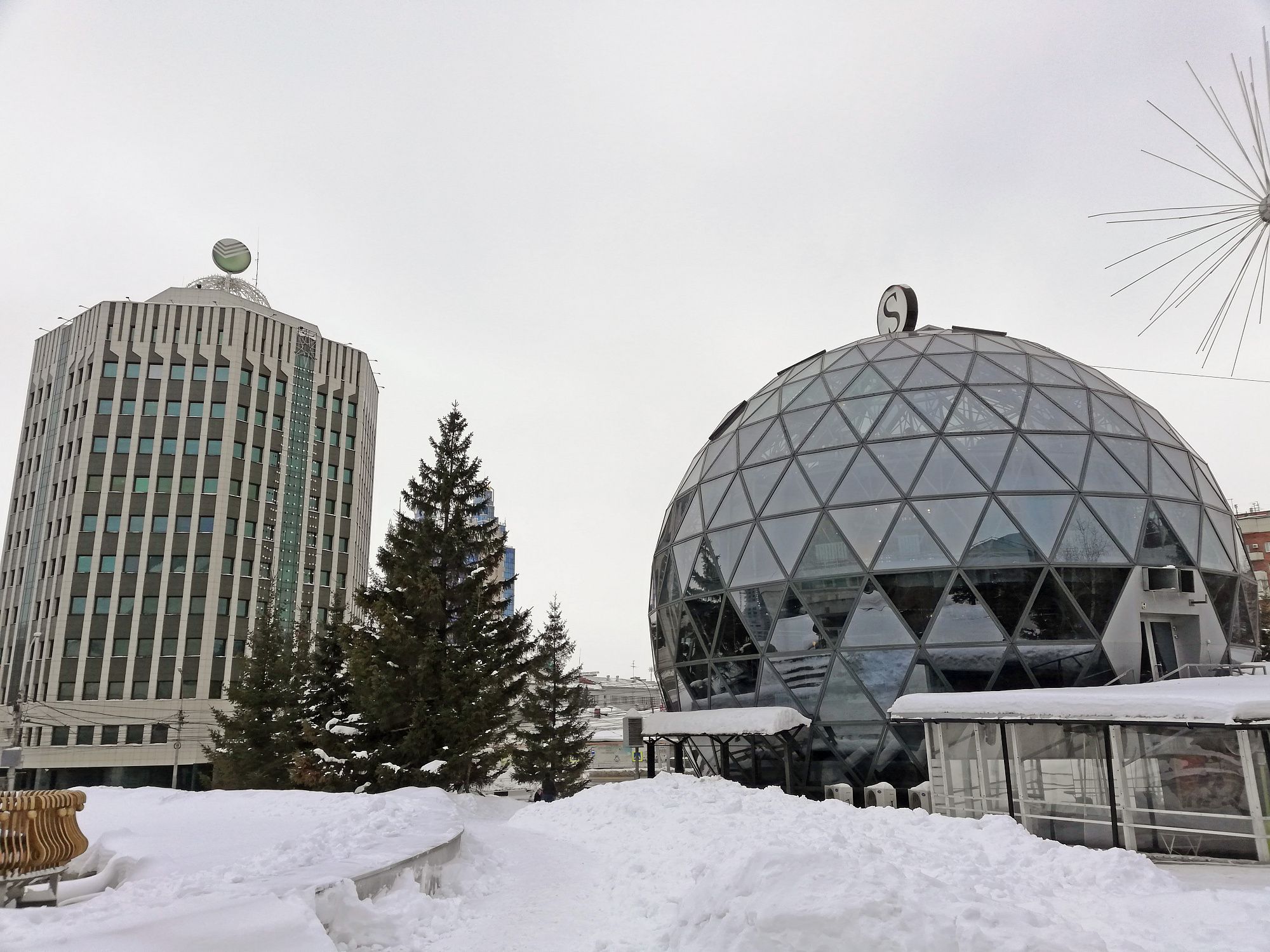 Достопримечательности Новосибирска зимой