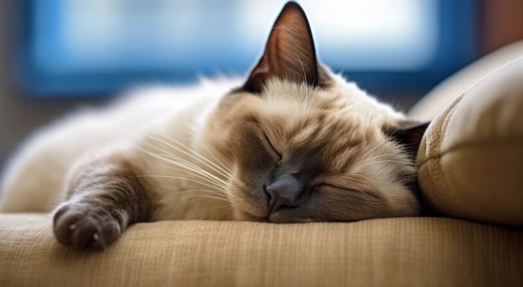 Почему кошки много спят в холода? | Вслух.ru