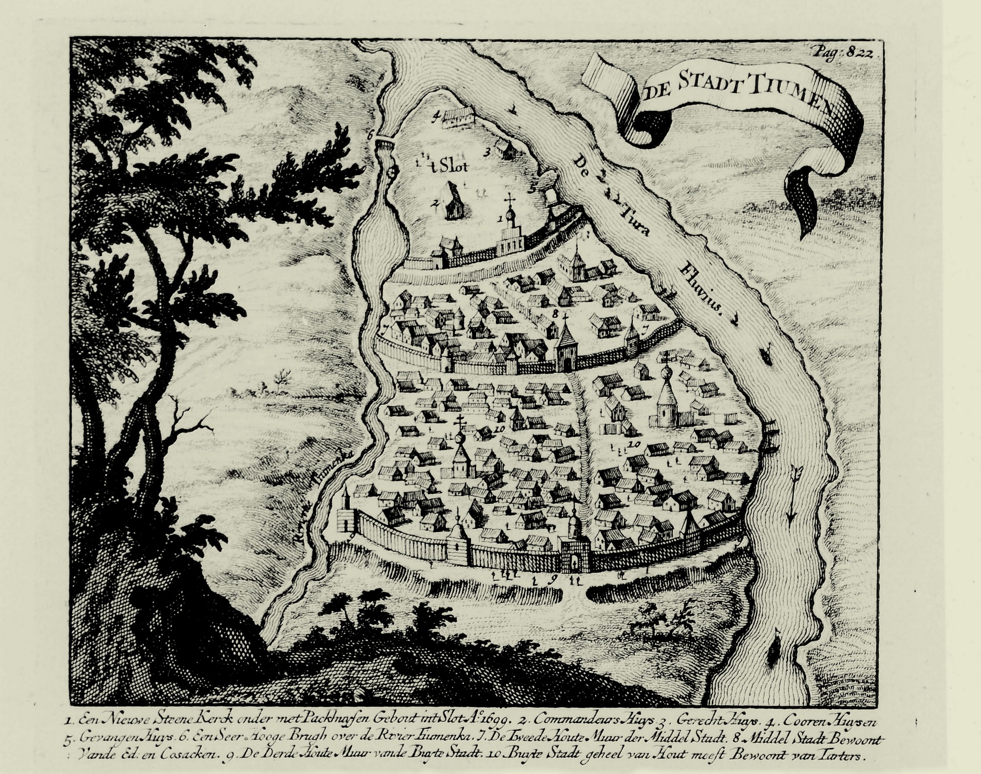 Первая карта в г. Николаас Витсен Гравюры Тартария. Тюмень в 16 веке. Тобольск гравюра 17 века.