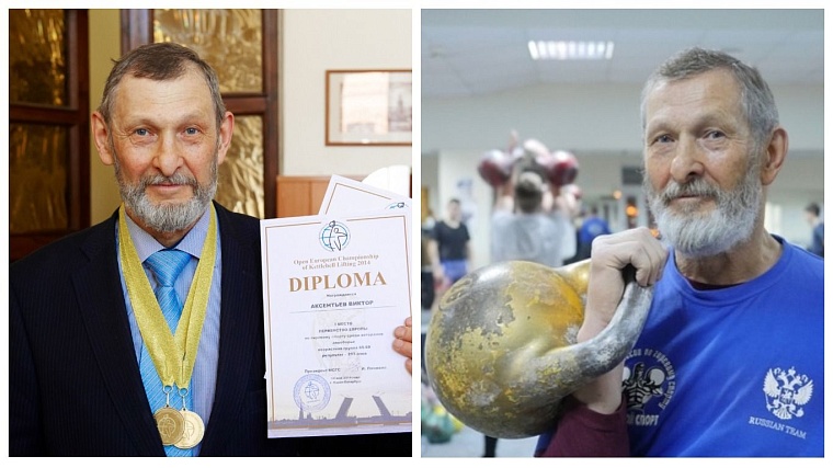 Пенсионер-силач из Тюмени установил рекорд России и мира