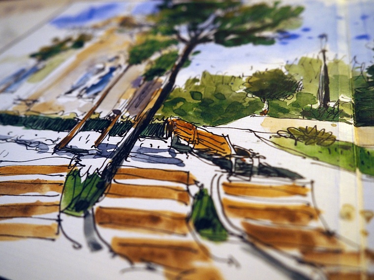 Странствующий скетчбук: как любители рисования заново открывают города России