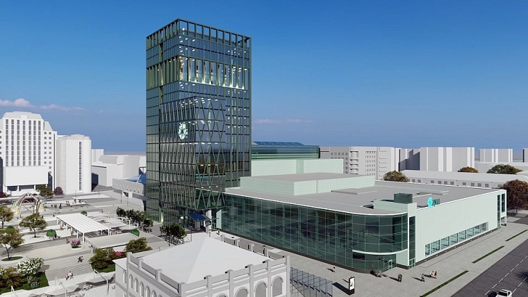 Обзорная площадка, музей торговли и бассейн. Каким будет новый 10-этажный центр рядом с ЦУМом