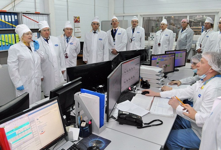 В Тюменской области Danon открыл новый цех по производству творога