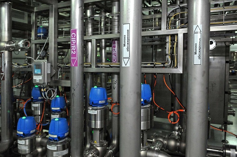 В Тюменской области Danon открыл новый цех по производству творога