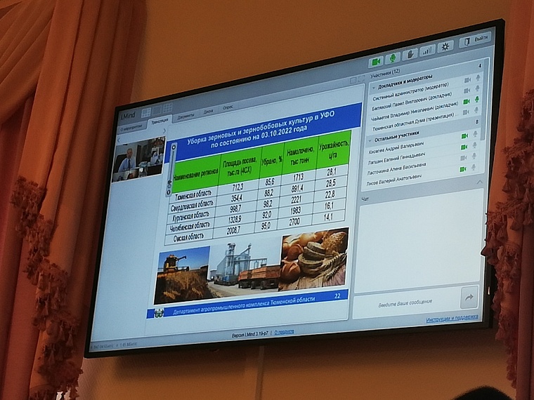 Тюменская область в лидерах УрФО по урожайности зерновых