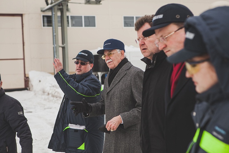 Немецкие инвесторы проверили тестовый режим работы на новом заводе Knauf Insulation в Тюмени