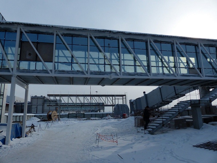 В аэропорту Рощино смонтированы 4 телетрапа