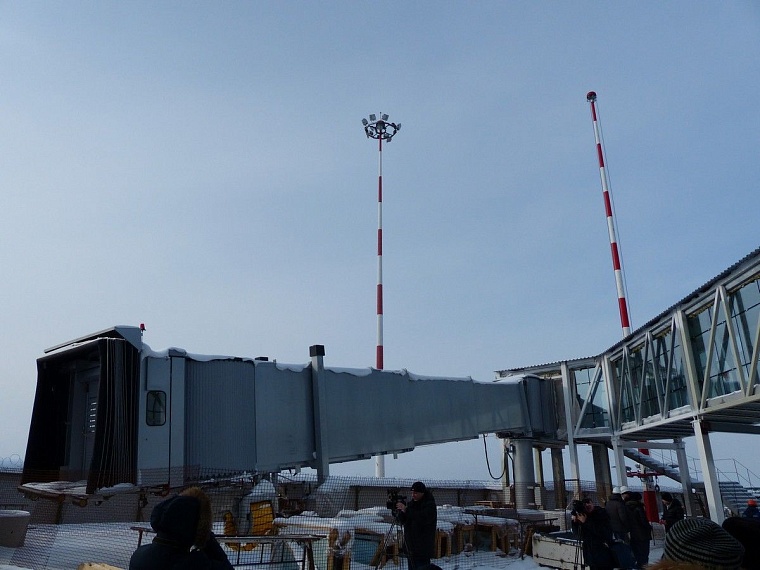 В аэропорту Рощино смонтированы 4 телетрапа