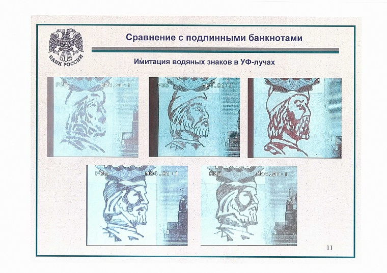 Фальшивки УФ не боятся