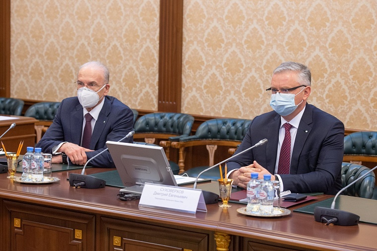 Александр Моор провел рабочую встречу с представителями Сбербанка