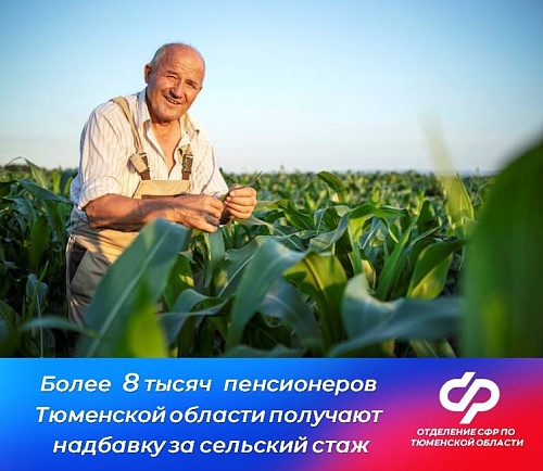 За работу на селе тюменские пенсионеры получают доплату