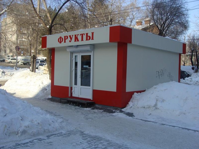 Незаконнные ларьки и киоски в Тюмени идут под снос