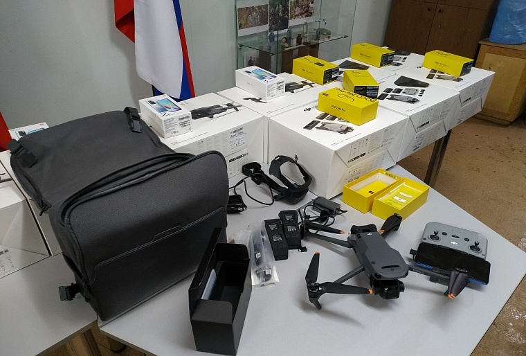 Квадрокоптеры, переданные тюменским военным, предварительно прошили