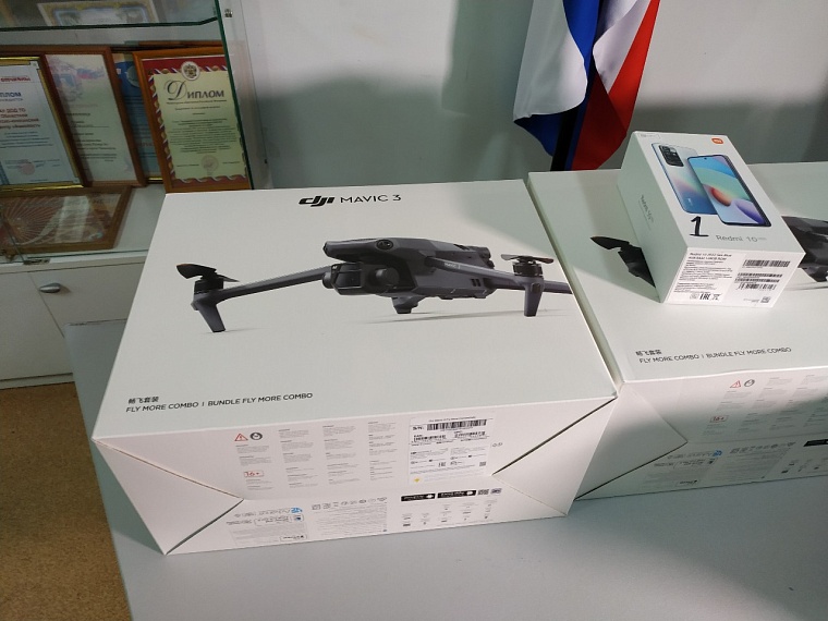 Квадрокоптеры, переданные тюменским военным, предварительно прошили