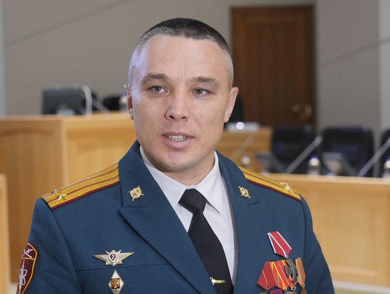 За отвагу в спецоперации тюменцу Дмитрию Файзуллину вручили орден Мужества