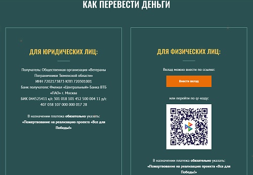 С начала марафона «100 миллионов для Победы» на счет поступило более 64 тыс. рублей