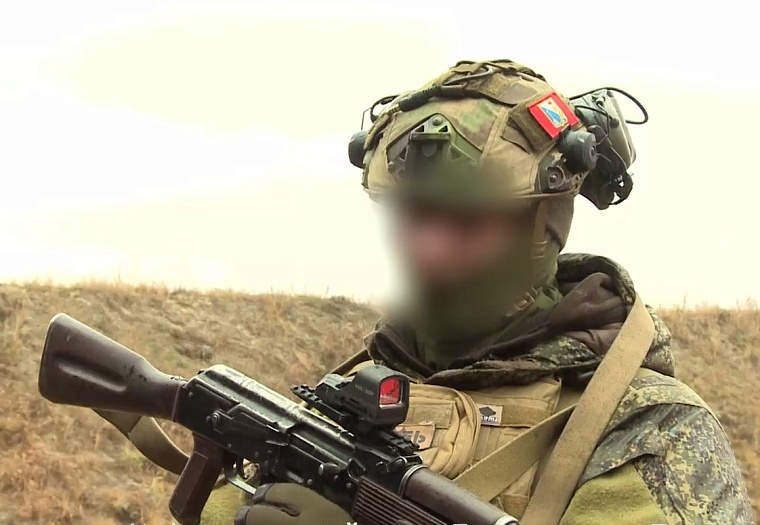 На тюменском полигоне мобилизованные отработали боевые действия