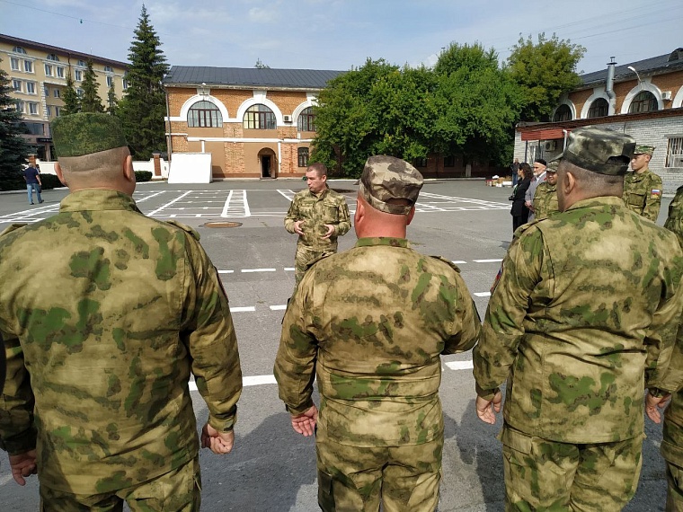 Из Тюмени проводили добровольцев подразделений "Сибирь" и "Тобол"