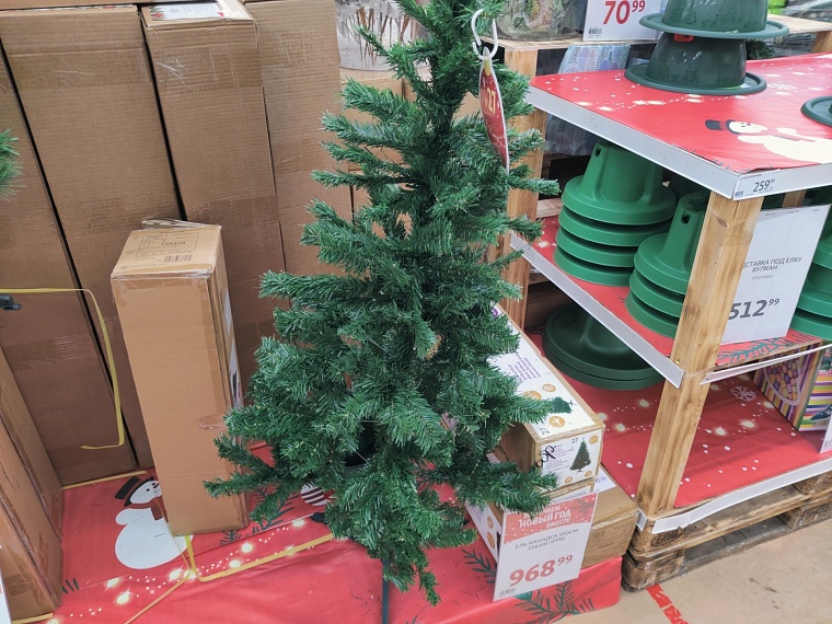 «Елки-2022». Где и почем в Тюмени искусственные символы Нового года