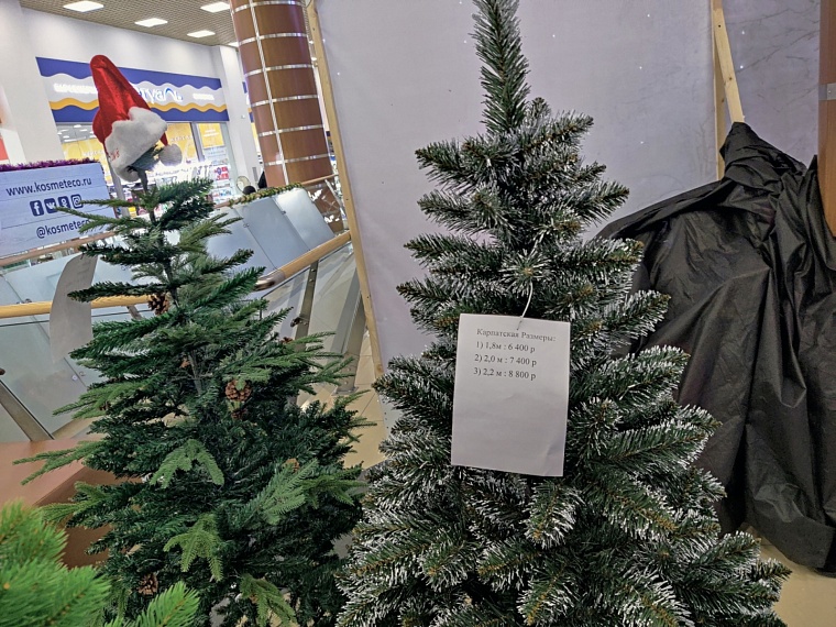 «Елки-2022». Где и почем в Тюмени искусственные символы Нового года