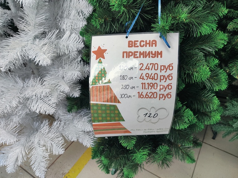 «Елки-2022». Где и почем в Тюмени искусственные символы Нового года