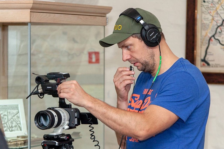 Съемочная группа телеканала «Моя планета» снимает документальный фильм в Тобольске