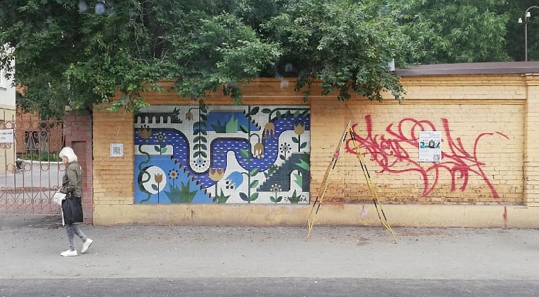 В центре Тюмени создают новый арт-объект