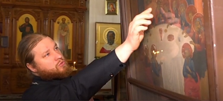 97-летняя жительница Кулаково передала местному храму редкую икону