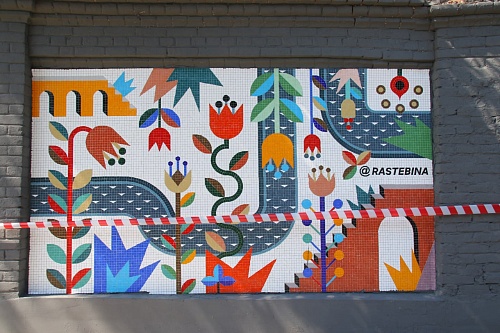 На новом арт-объекте в центре Тюмени изобразили Туру