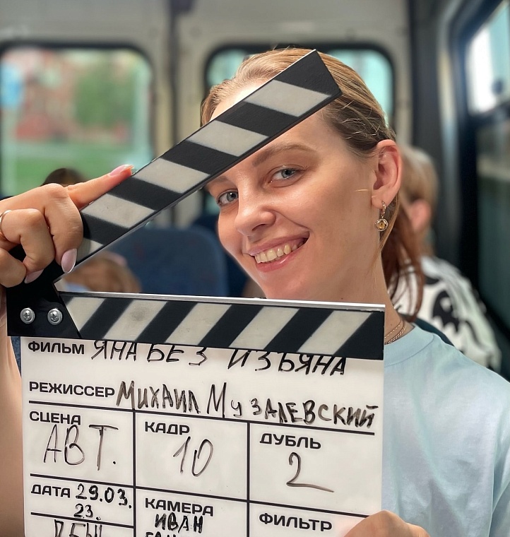 Многодетная тюменка-блогер пробует силы в кино
