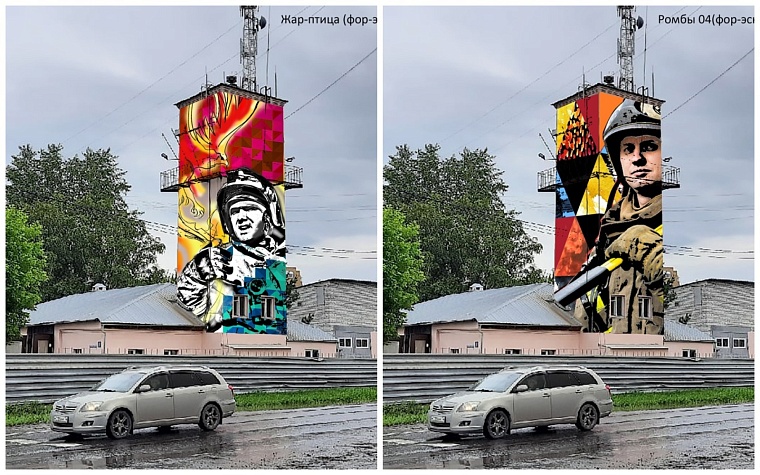 На пожарной каланче в Тюмени нарисуют Жар-птицу