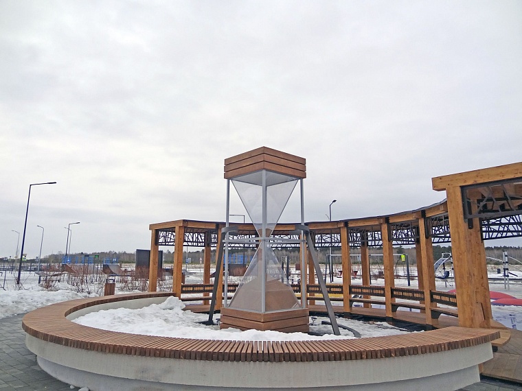 Отмеченный Минстроем РФ сквер Вьюжный стал одним из любимых уголков для отдыха