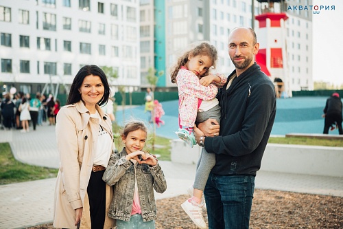 Для юных жителей района «Акватория» 1 июня застройщик устроил праздник