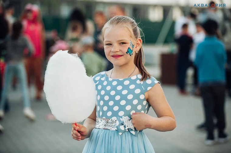 Для юных жителей района «Акватория» 1 июня застройщик устроил праздник