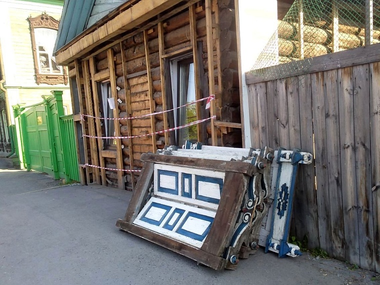 Истинный облик старого флигеля разглядели волонтеры "Том Сойер фест" в Тюмени