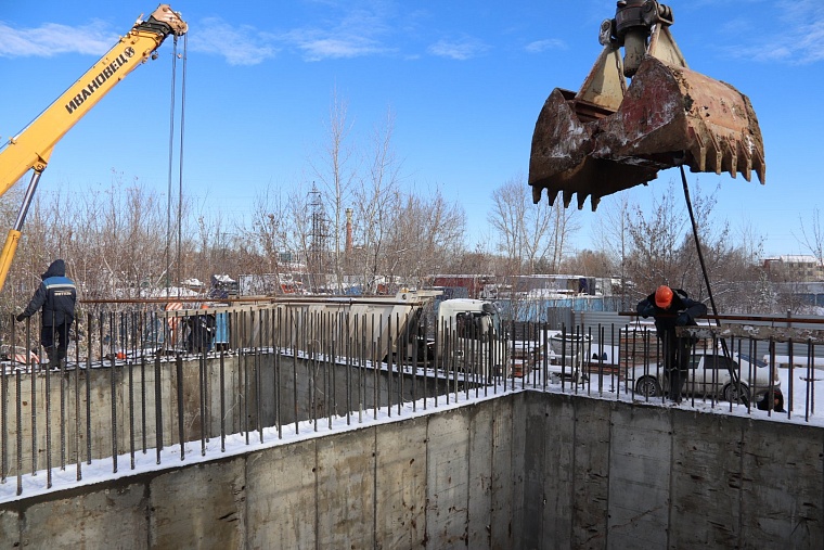 В тюменском микрорайоне Тура строят новую КНС повышенной мощности