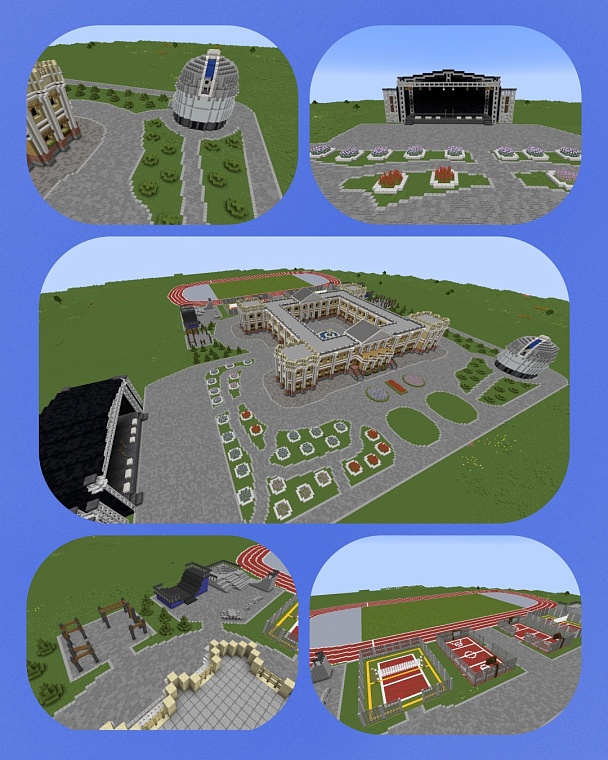 Будущий тюменский кампус построили в Minecraft