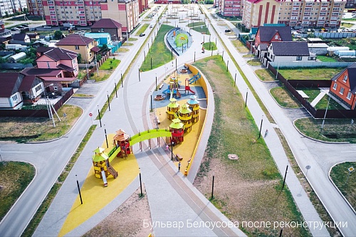 Как преобразился бульвар Белоусова в Ишиме