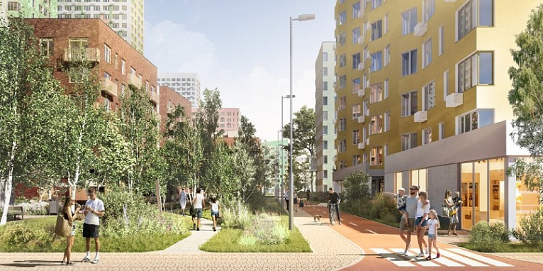 Скоро в периметре улиц Мельникайте — Федюнинского появится новый микрорайон «Корней»