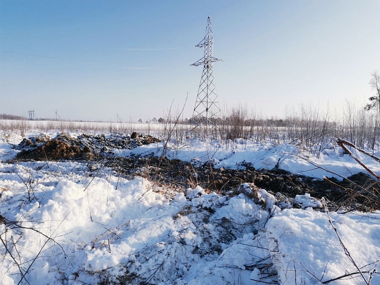 В Уватском районе линию электропередач прокладывают под устьем реки Иртыш