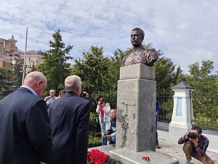 В Тюмени открыли монумент Павлу Фитину - руководителю внешней разведки СССР