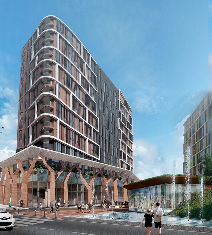 «Парящие дворы» и новый бульвар: каким будет авторский квартал «Машаров» в Тюмени