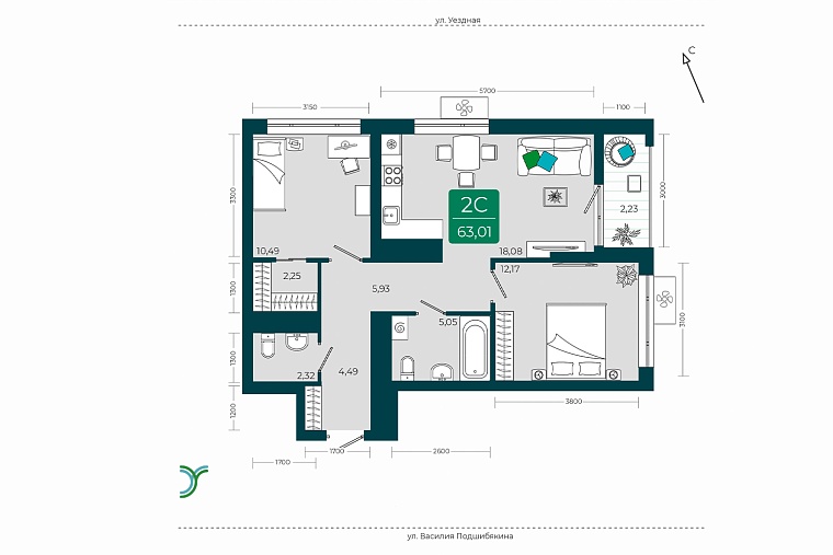 В Тюмени набирают популярность пентхаусы с террасами и видовые квартиры