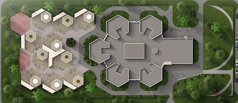 В Тюмени появится необычный детский сад в форме пчелиных сот