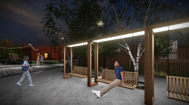 На улице Дзержинского начался первый этап благоустройства