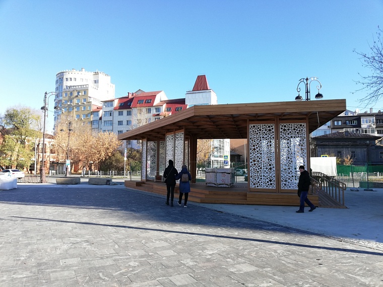 Благоустройство на улице Дзержинского закончат в 2022 году