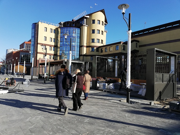 Благоустройство на улице Дзержинского закончат в 2022 году